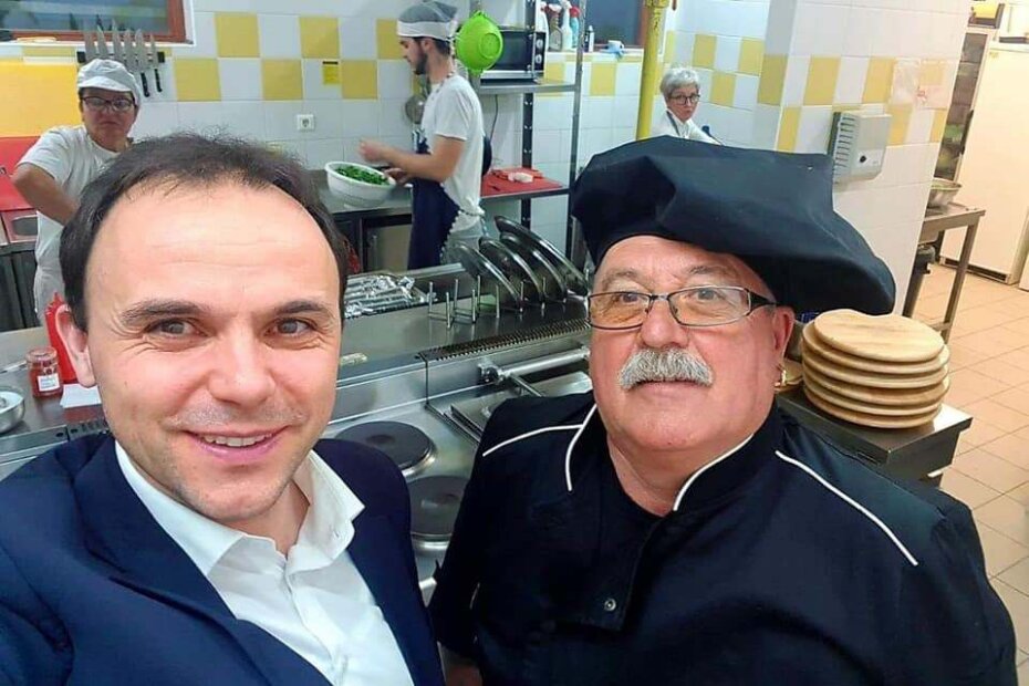 Vladimir Pantović s gradonačelnikom Poreča  Lorisom Peršurićem