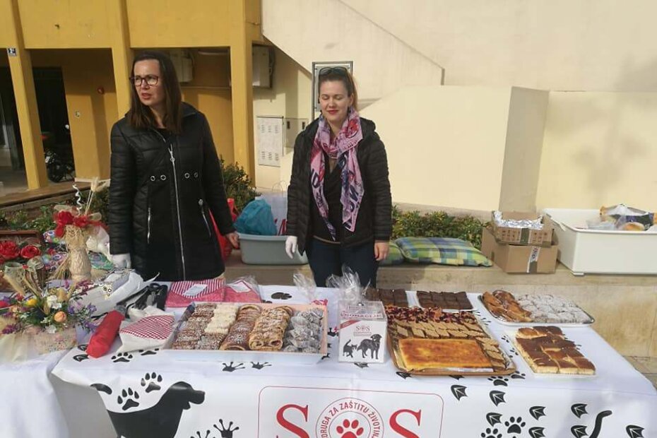 Štand Udruge za zaštitu životinja SOS Šape