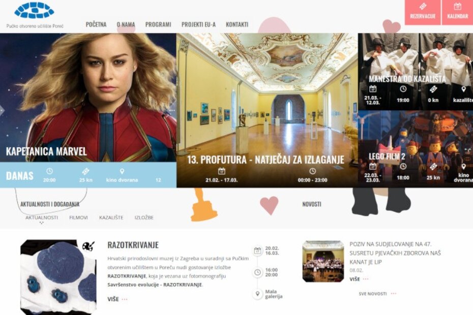 Nove web stranice Pučkog otvorenog učilišta Poreč