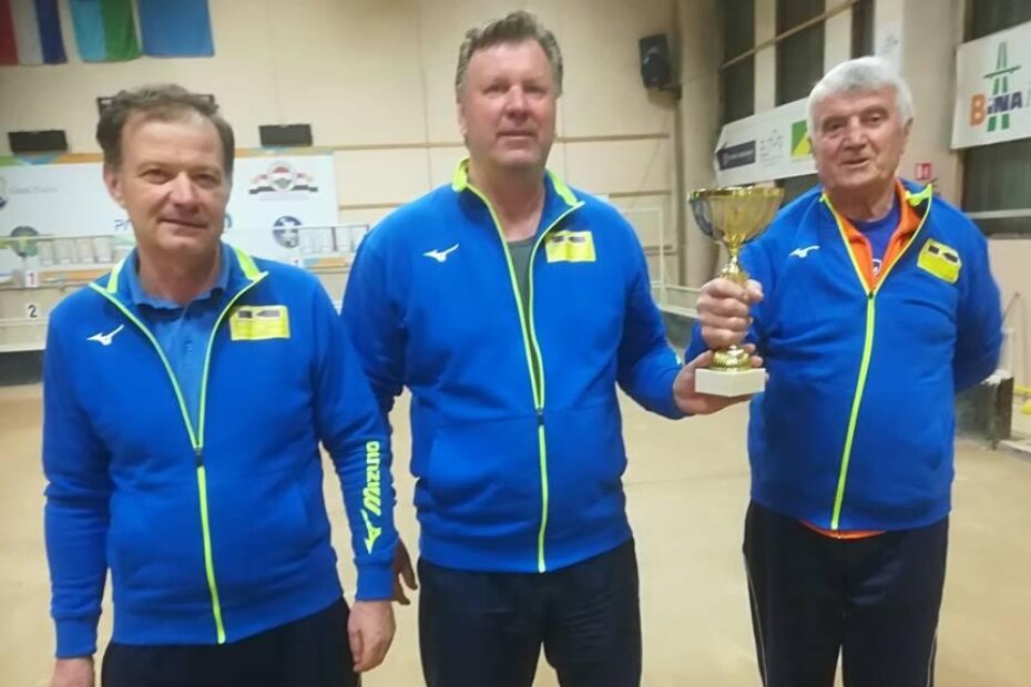 Boris Blažević, Miran Buretić i Aldo Guštin, Kamen Pazin