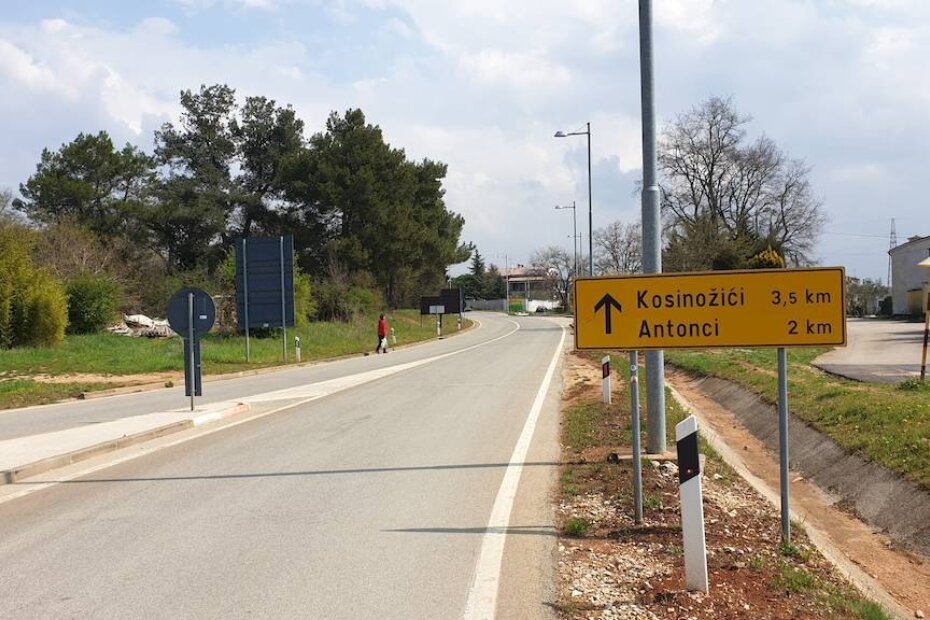 Cesta kroz Antonce i Kosinožiće bit će obnovljena u dvije faze (Ilustracija)