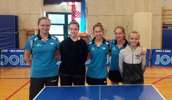 Stolnotenisačice 'Vrsara' prvakinje 1. Hrvatske lige