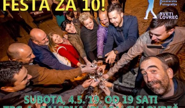 Klub amaterske fotografije Sv. Lovreč slavi uz Feštu za deset