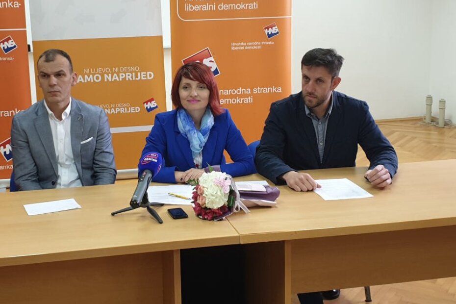 Habib Tahiri, Kristina Bulešić i Slavko Fornažar na današnjoj pressici