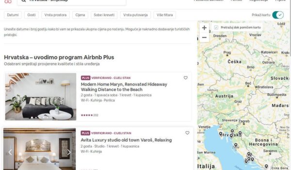 Oglasi Bookinga i Airbnba `štivo` za inspektore