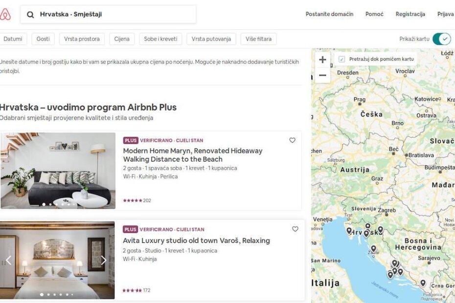 Screenshot: AirBnb