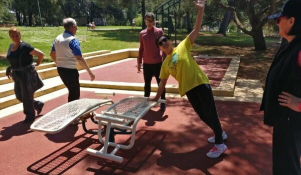 Poreč u projektu 'živjeti zdravo' - vježbe u parku