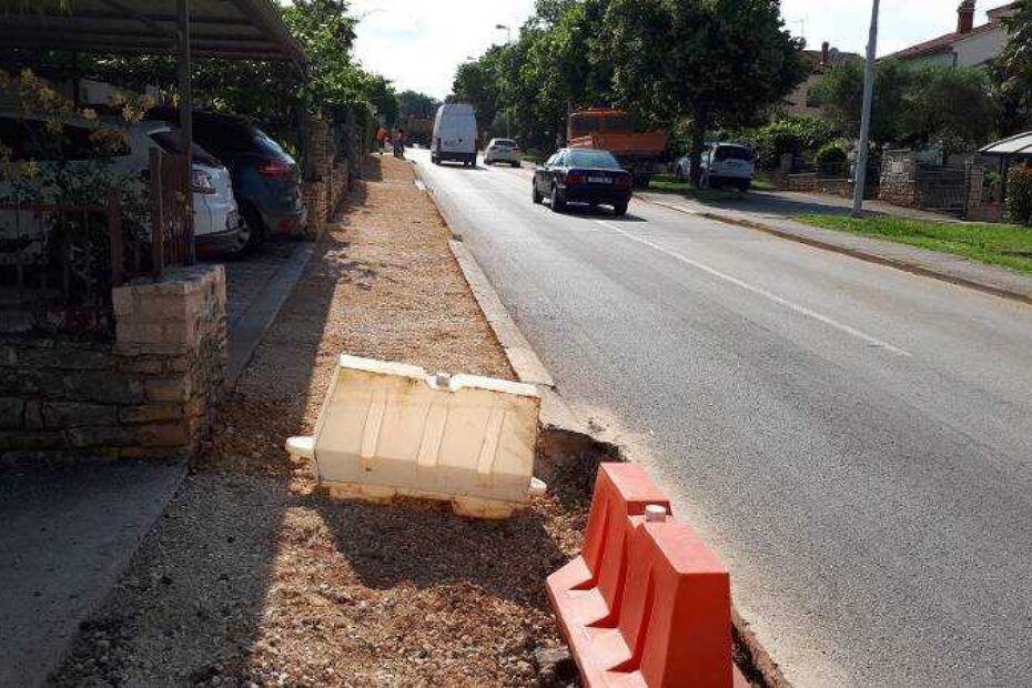 Gradnja nogostupa Brionska ulica