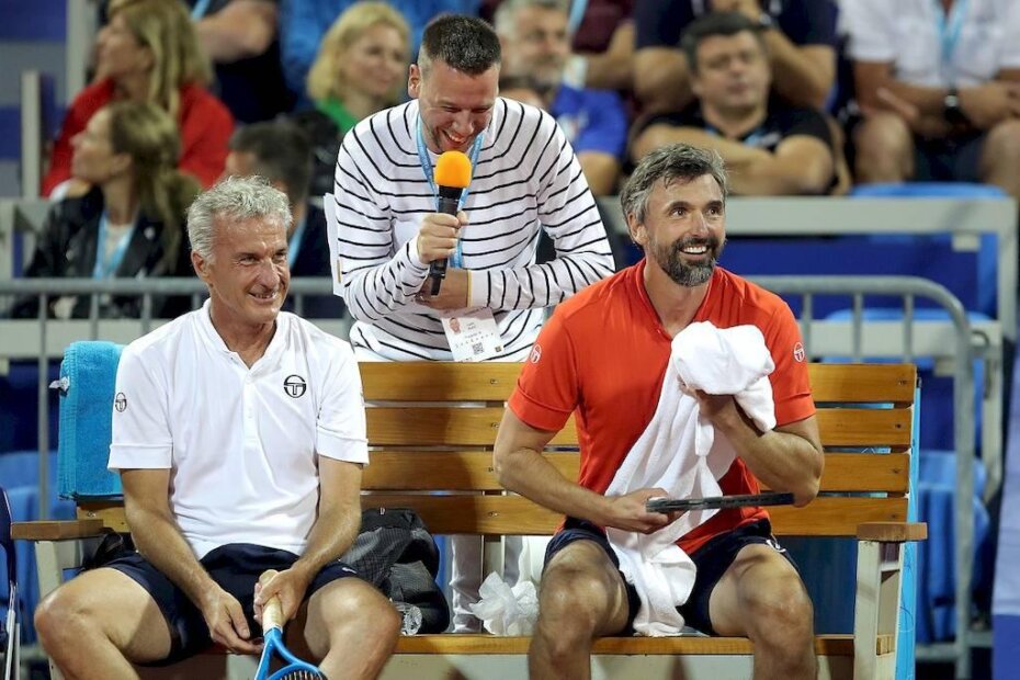 Ivanišević i Prpić odigrali su u Umagu egzibicijski meč