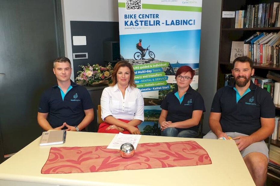 Slijeva Damir Simonetti, Romina Sinosich, Kristina Mikec Jurišić i Marko Jozić