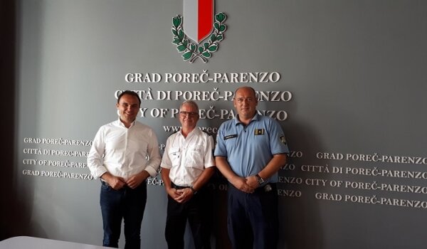 Michael Düker, njemački policajac na dužnosti u Poreču