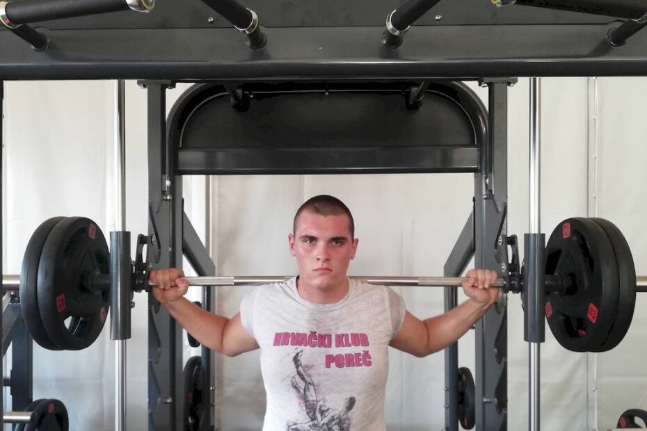 Andrej Bubičić na treningu