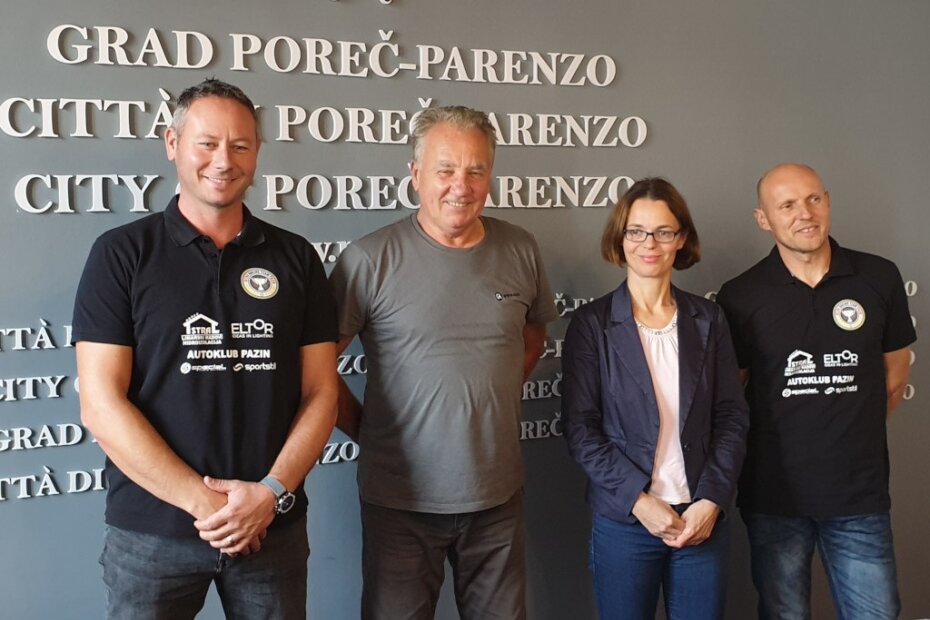 Sandi Jugovac, Edi Milokanović, Nadia Štifanić Dobrilović i Doriano Milanović na pressici u gradskoj palači