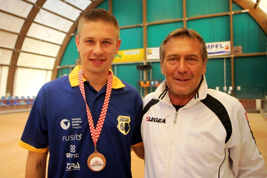 Tadić i predsjednik BSG Umaga Alessio Marino