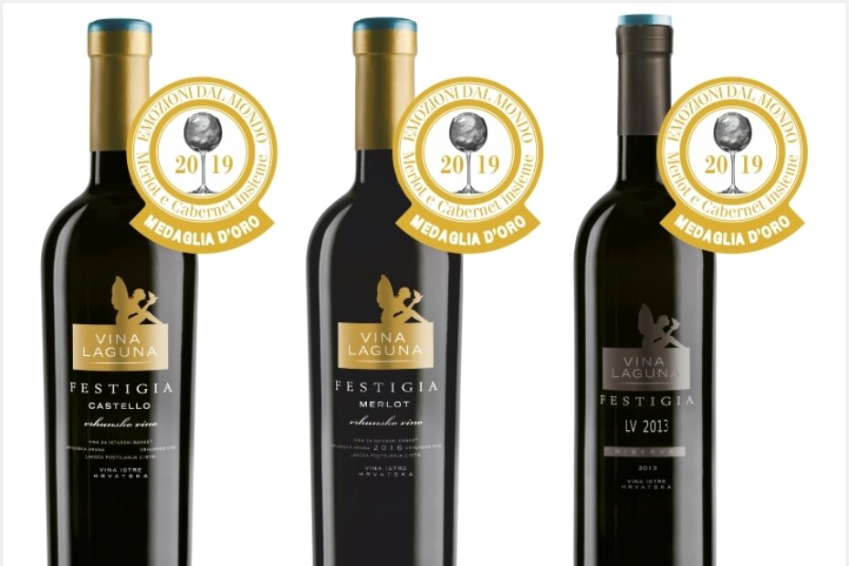 Nagrađivana vina Castello Festigia, Riserva LV i Merlot Festigia