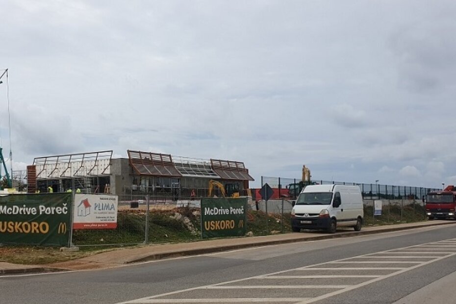 Budući McDonald's-ov objekt na Facinki (Foto: Parentium)