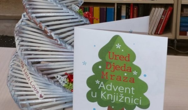 Dječja radionica Petkom u pet na temu Djeda Mraza