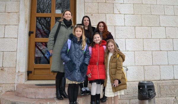 Nagrađene Porečke flautistice Eva Palman, Chiara Petretti i Ava Asia Kanceljak