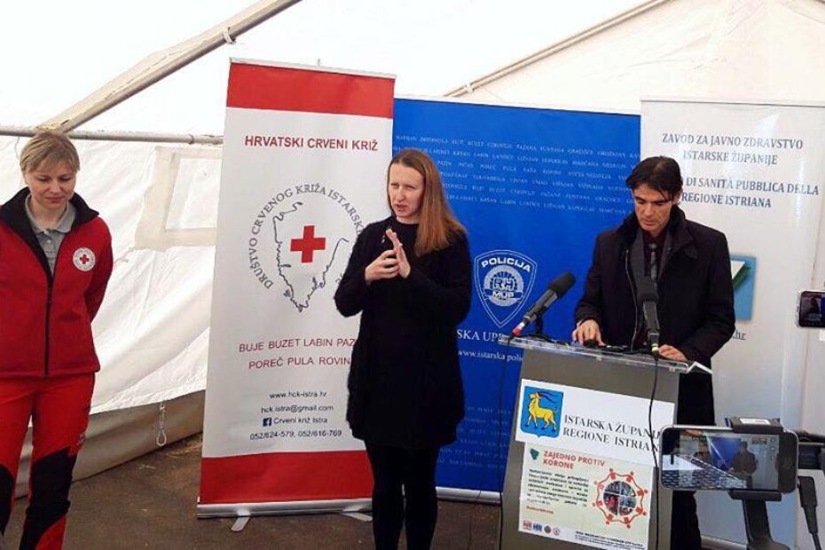 Stožer za civilnu zaštitu Istarske županije (foto: Radio Centar)