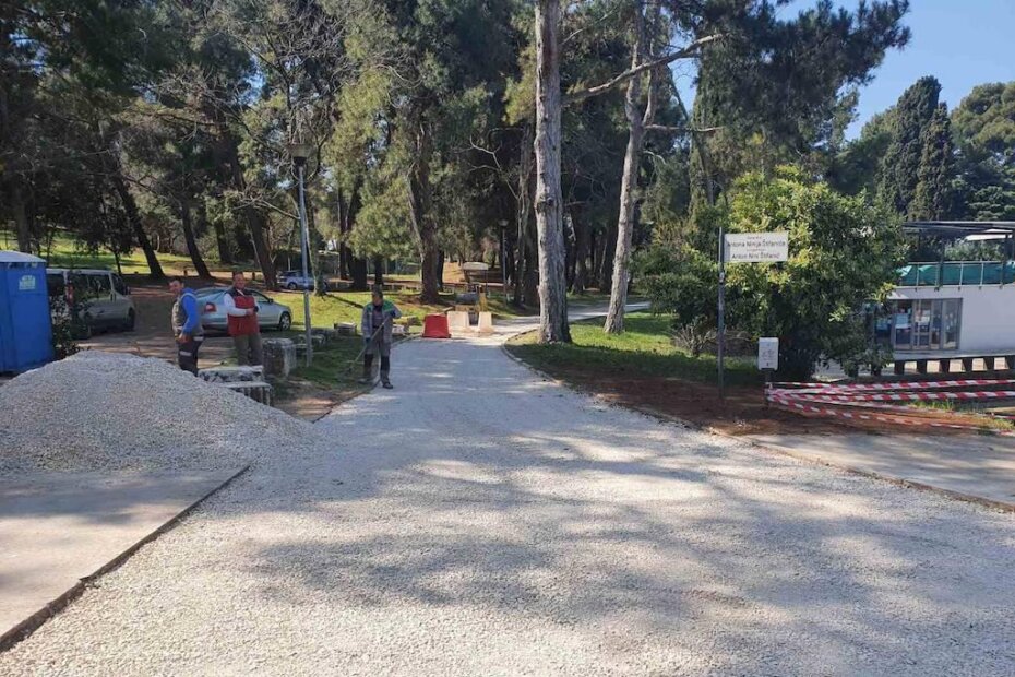 Sanacija asfalta na dijelovima šetnice