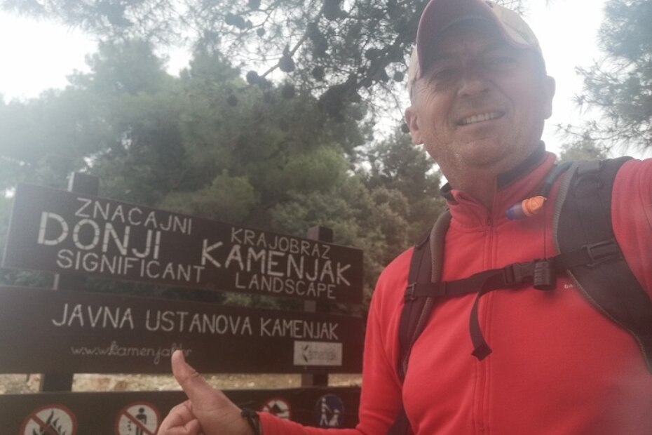 Najjužnija točka pohoda je bio rt Kamenjak