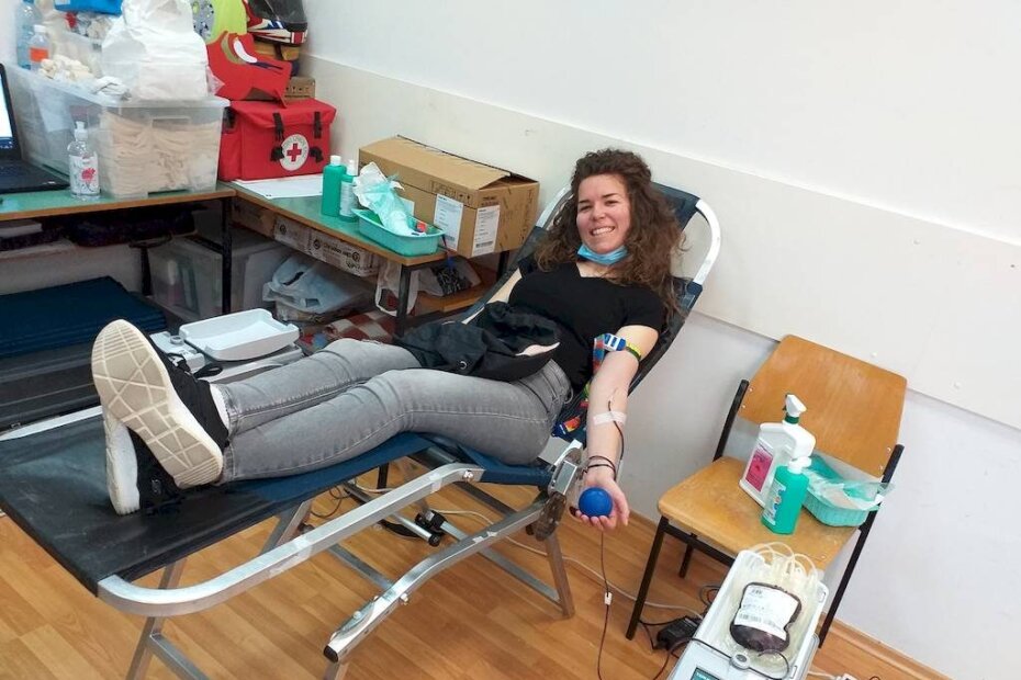 Prvi put je krv darivala Matea Delšeno