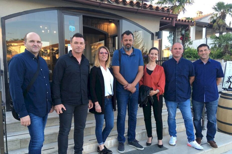 Načelnik Općine Funtana Mladen Grgeta s predstavnicima obrtnika