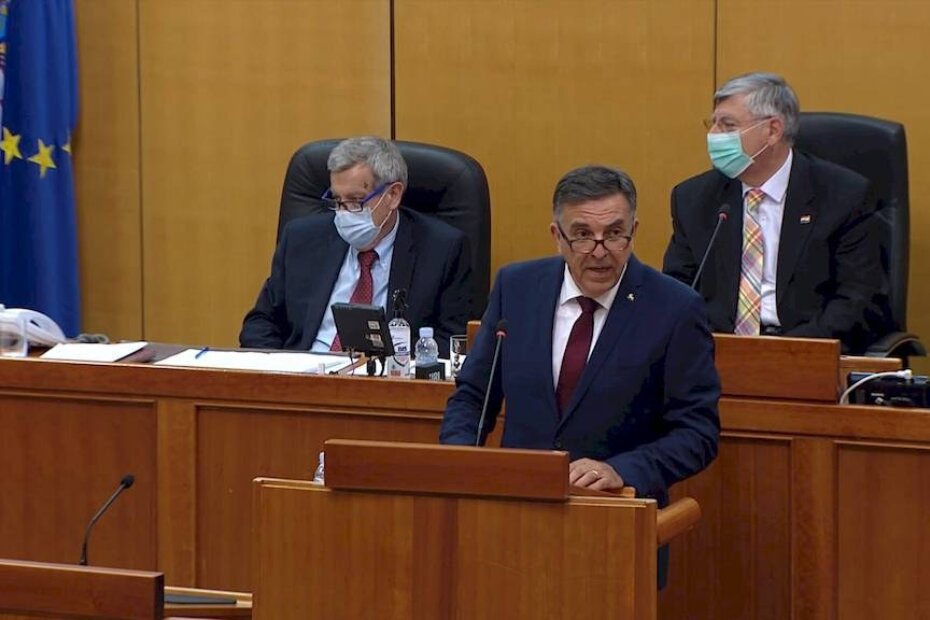 Tulio Demetlika u Hrvatskom saboru