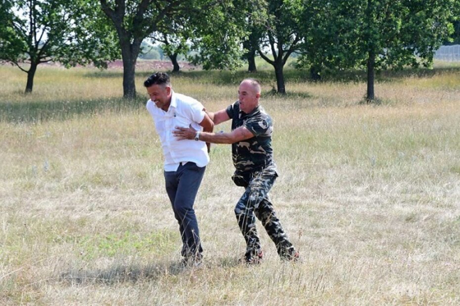 Incident danas na Kravljem rtu u Umagu (Fotografija: Milivoj Mijošek, Glas Istre)