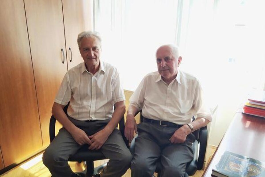 Općinski načelnik Enio Jugovac i vlč. Marijan Kancijanić