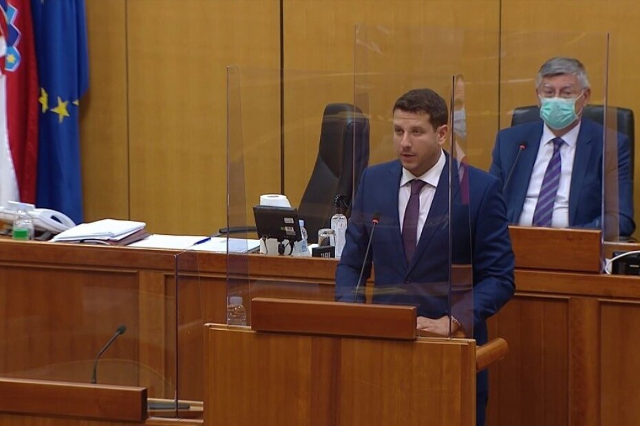 Marin Lerotić u Saboru