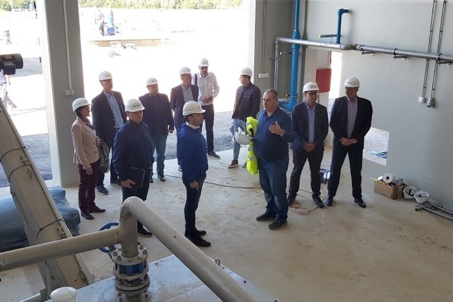 Članovi Skupštine i Nadzornog odbora Odvodnje Poreč te članova Stručnog povjerenstva za provedbu EU projekta Poreč u obilasku gradilišta Poreč jug.
