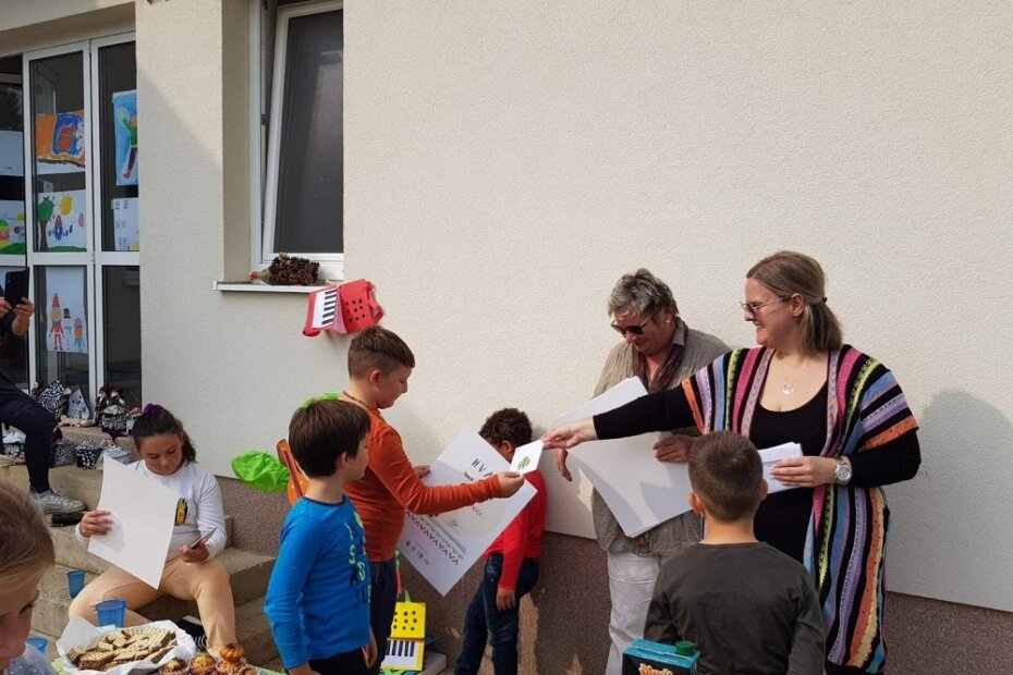 Djeca koja su dolazila na radionice dobila su pisanu zahvalu