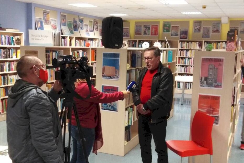 Branko Blažina na promociji knjige u Rijeci