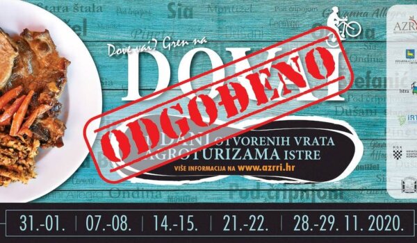 Dani otvorenih vrata agroturizama Istre 2020. odgođeni do proljeća