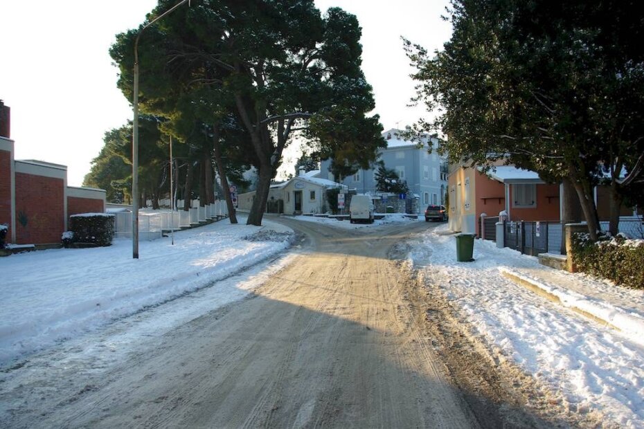 Zimski uvjeti u Poreču 2009. godine (arhiva)