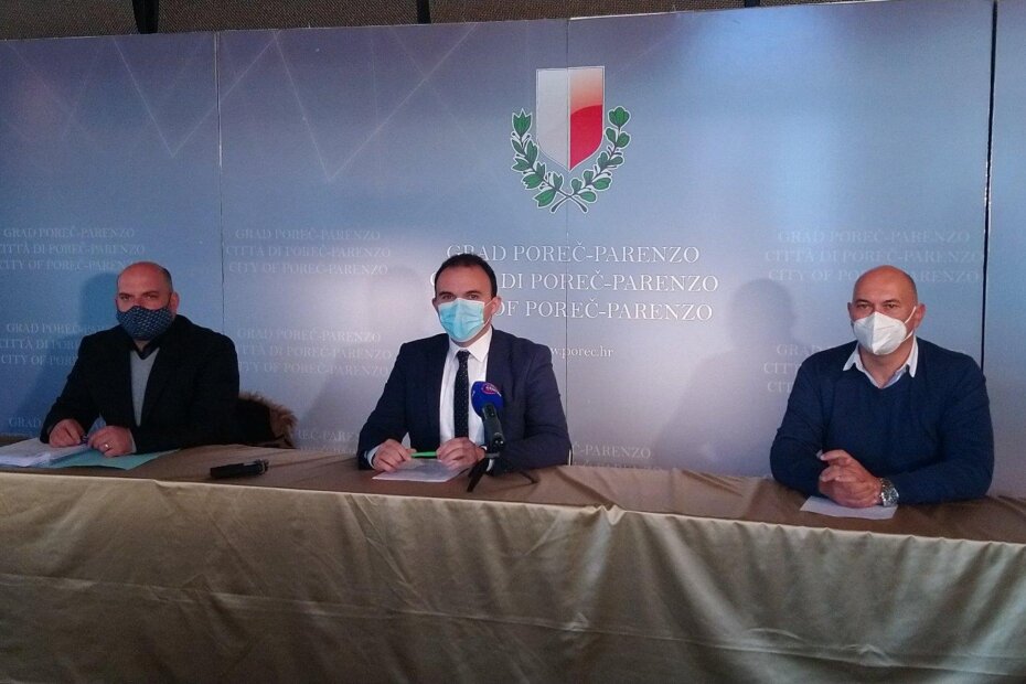 Adriano Jakus, Loris Peršurić i Darko Saftić na danjašnjoj pressici