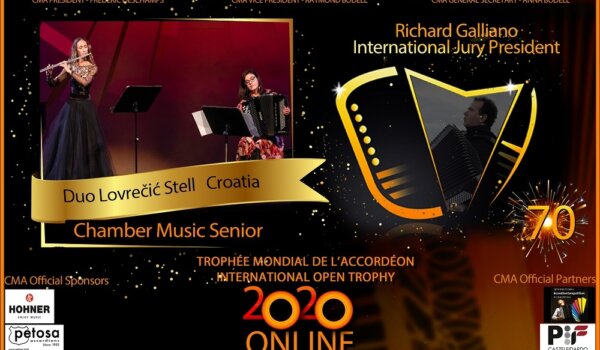 Uspjeh Anamarije Lovrečić i Samante Stell na svjetskom natjecanju u harmonici (video)