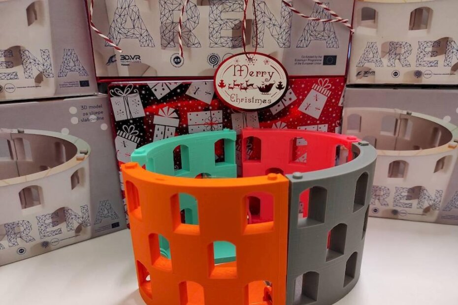 Puzzla arene za slijepe i slabovidne osobe