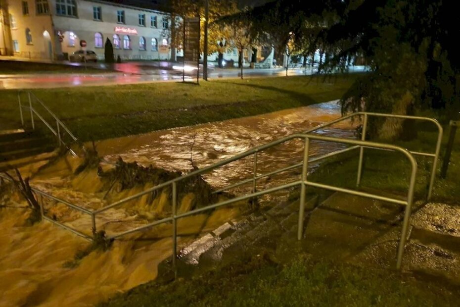 Odvodni kanal u Vukovarskoj u Poreču