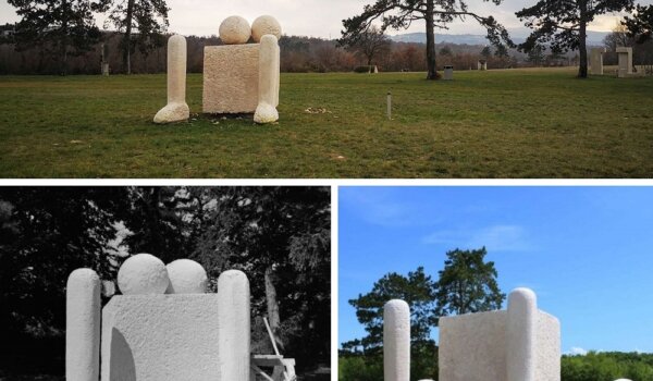 Park skulptura Dubrova: Sanirane skulpture kipara Ante Jakića i Nine Cassania