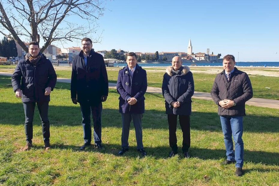 Marko Ferenac, Peđa Grbin, Vladimir Sladonja, Vili Bassanese i Daniel Ferić u porečkoj Peškeri
