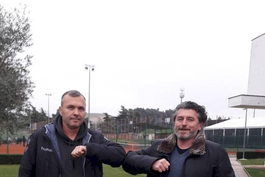 Aleksandar Beaković i Alfredo Mendiković, novi i stari predsjednci Sportske zajednice Grada Poreča