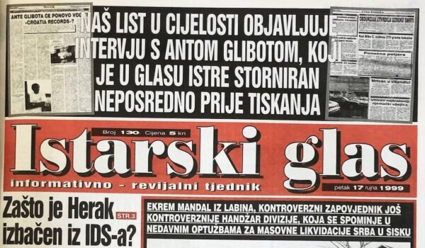 Na današnji dan 2002. godine prestale izlaziti regionalne novine Istarski glas