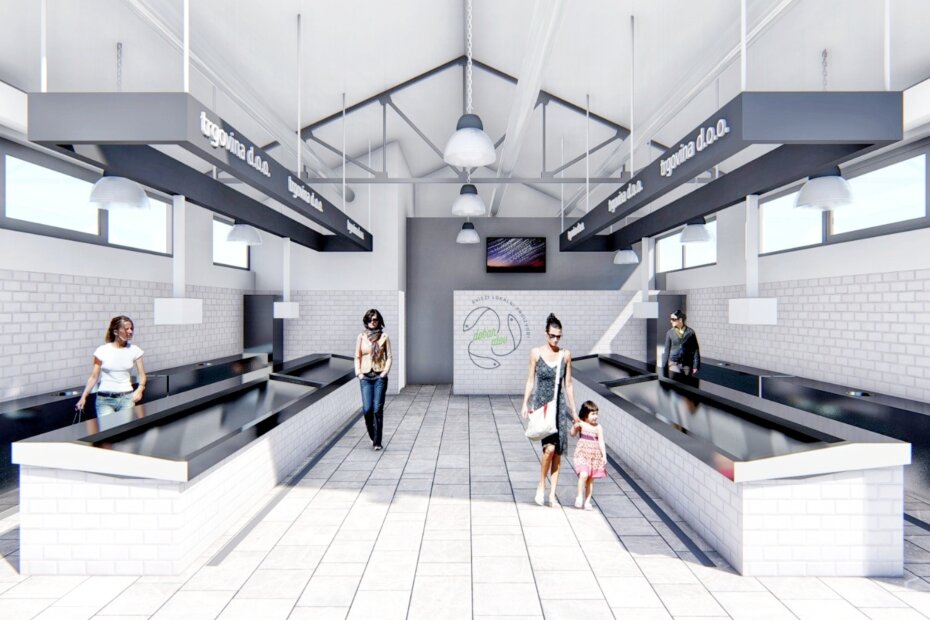 Foto: Buduće stanje ribarnice