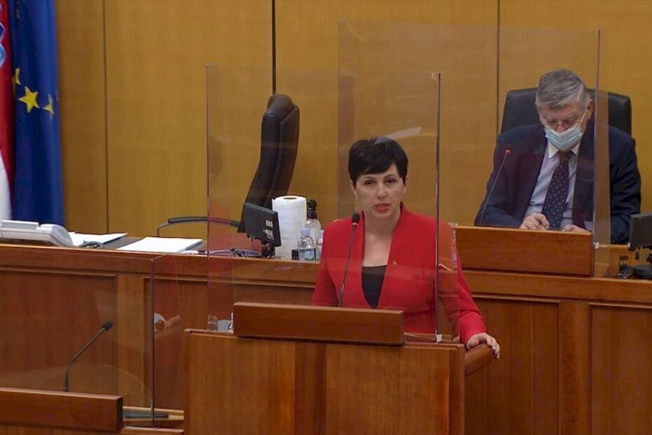 Katarina Nemet u Saboru o stipendijama