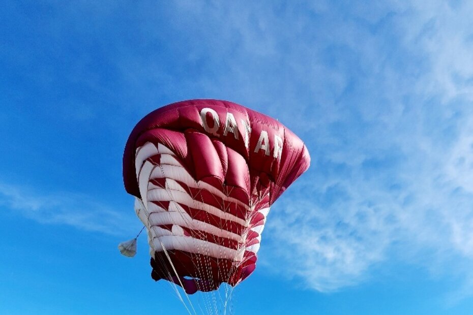Foto: S visine od 1000 metara padobranci moraju doskočiti na točku promjera dva centimetra.