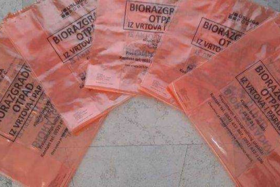 Vrećice je moguće kupiti u upravi Usluge