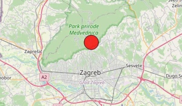 Potres magnitude 3,1 pogodio Zagreb