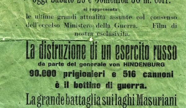 Poreč: Na tavanu u starom gradu nađen filmski plakat iz vremena Prvog svjetskog rata